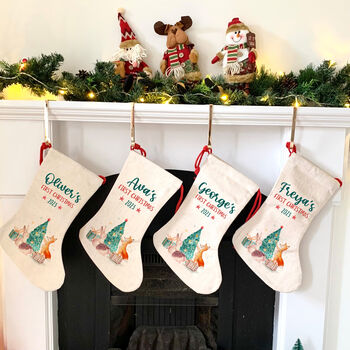 Personalised My First Christmas Stocking With Name, 2 of 4