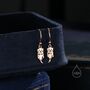 Otter Drop Hook Earrings In Sterling Silver, thumbnail 6 of 11
