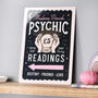 Personalised Psychic Readings Metal Sign, thumbnail 1 of 4