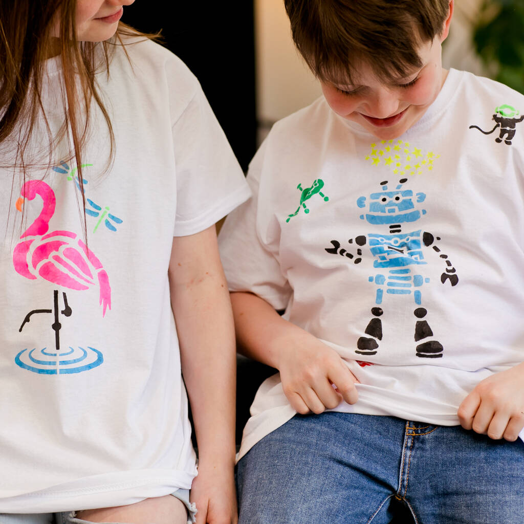 Image of Birthday Party T Shirt Painting Craft Kits