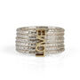 Love In A Spin Silver Stacking Ring, thumbnail 2 of 8