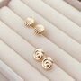 Spiral Shell Stud Earrings, thumbnail 4 of 7