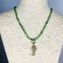 Beaded Clasp Charm Necklace, thumbnail 3 of 11