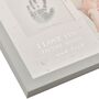 Baby Hand Or Foot Print Photo Frame With Ink Pad, thumbnail 3 of 5