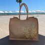 Flower Jute Tote Bag, thumbnail 4 of 4