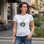 'Live Laugh Leaf' Cabbage T Shirt, thumbnail 3 of 4