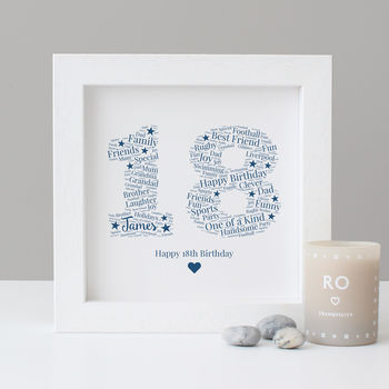 Personalised 18th Birthday Gift Print, 2 of 8