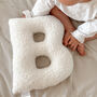 Boucle Letter Cushion Personalised Nursery Decor, thumbnail 8 of 8