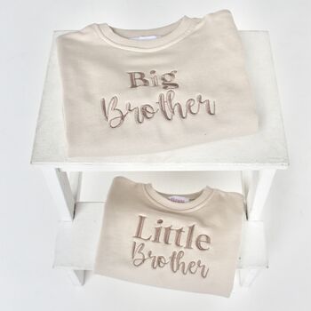 Embroidered Big/Little Brother Sweatshirts, 4 of 9
