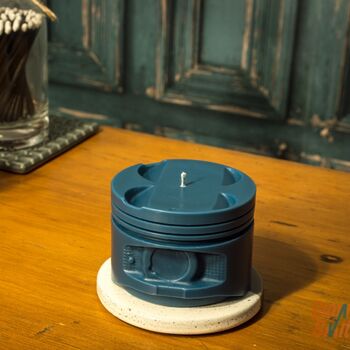 Engine Piston Candle | Car Gift For Porsche, Bmw, Mercedes Audi Lovers | Car Guy | Jdm Man Cave Decor | Mechanic Gifts | Car Gifts For Petrolheads, 2 of 11