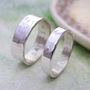 Personalised Silver His And Hers Rings, thumbnail 5 of 8