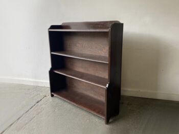 Antique Vintage Free Standing Oak Book Shelves, 8 of 12