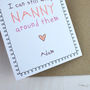 My Fingers May Be Small But… Cute Nanny Card, thumbnail 2 of 5