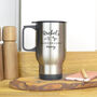 Personalised Hairdressing Travel Mug, thumbnail 2 of 2