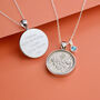 Luxury 60th Birthday Sixpence Birthstone Necklace, thumbnail 10 of 10