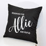 Personalised Reserved For Dad Cushion, thumbnail 3 of 3
