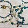 Aqua Bead And Freshwater Pearls Bracelet, thumbnail 4 of 6