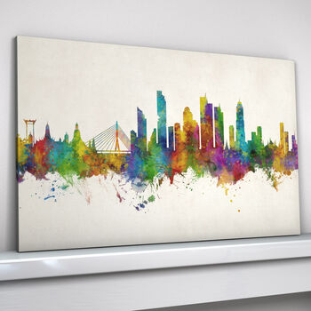 Bangkok Thailand Skyline Cityscape Art Print, 2 of 7