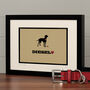 Personalised Viszla Print For One Or Two Dogs, thumbnail 1 of 12