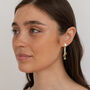 Gold Plated Dangle Star Earrings, thumbnail 5 of 9