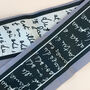 Handwriting Print Scarf Glasses Chain, thumbnail 3 of 4