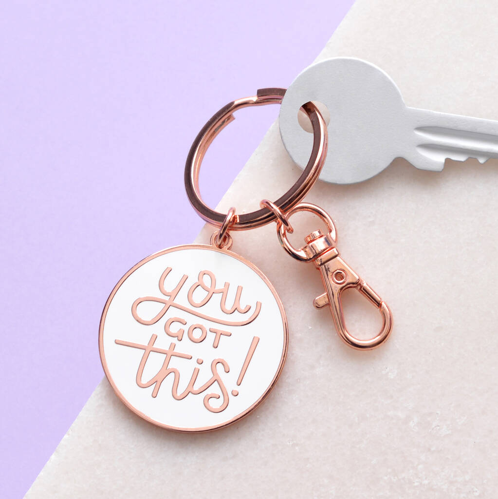 Image of 'You Got This' Enamel Keyring