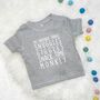 'My Favourite Things' Personalised Baby T Shirt, thumbnail 5 of 6