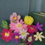 Sherbet Petals Vase Of Flowers Craft Kit, thumbnail 3 of 6