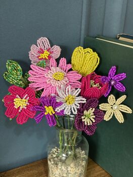 Sherbet Petals Vase Of Flowers Craft Kit, 3 of 6