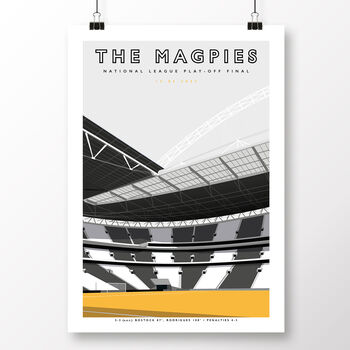 Notts County The Magpies Wembley Poster, 2 of 7