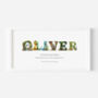 Personalised Children's Name Print | Nursery Wall Art | Dinosaur, thumbnail 3 of 10