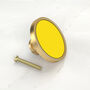 Yellow Cabinet Knobs For Cupboard Doors And Drawers, thumbnail 8 of 10