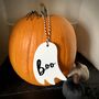 Halloween Ghost Acrylic Pumpkin Decoration, thumbnail 1 of 4