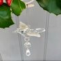 Hanging Glass Bird With Droplet, thumbnail 1 of 4