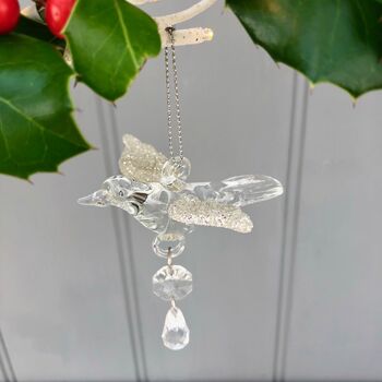 Hanging Glass Bird With Droplet, 3 of 4