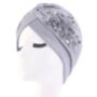 Chemo Turban With Added Sequin Detailing, thumbnail 8 of 12