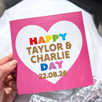 Personalised Anniversary Card, 2 of 4