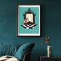 Alice In Wonderland Alice And The Looking Glass Print, thumbnail 2 of 4