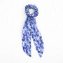 100% Silk Scarf Scrunchie Blue Skies, thumbnail 1 of 4