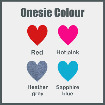 Personalised Heart Onesie, 7 of 11