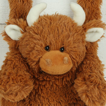 Highland Brown Cow Snuggly Hand Muff, All Ages, 4 of 5