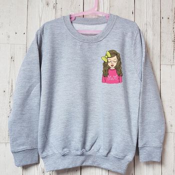 Personalised Mini Miss Sassy Sweatshirt, 2 of 5