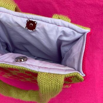 Blossom Knitted Mini Box Bag, 8 of 12