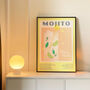 Retro Mojito Cocktail Print, thumbnail 9 of 12