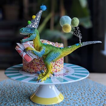 Personalised Party Dinosaur Cake Topper, 3 of 5