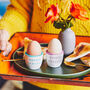 Personalised Pair Of Ceramic Egg Cups, thumbnail 3 of 6