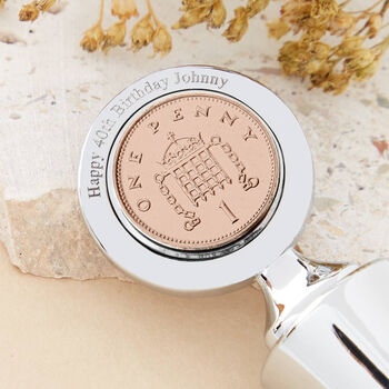 40th Birthday 1986 Penny Coin Bottle Stopper, 7 of 8