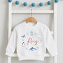Personalised Christmas Sweatshirt Jumper Winter Animals, thumbnail 1 of 4