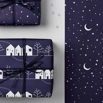 Winter Wonderland Mixed Christmas Wrapping Paper Set, 2 of 7