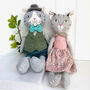 Personalised Soft Toy Cat, thumbnail 2 of 5